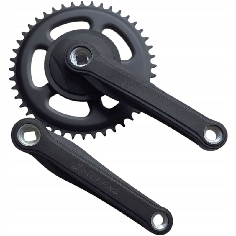 Mechanizm korbowy 1-rzędowy na kwadrat 44z korba 170mm X-line Pro Czarny