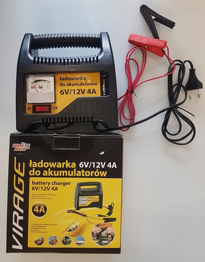 VIRAGE- Ładowarka do Akumulatorów 6V/12V 4A