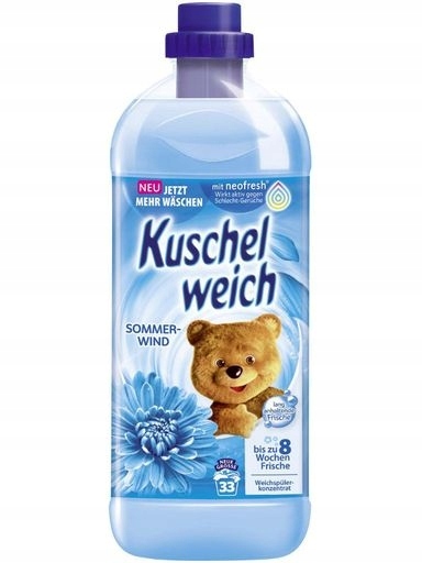 Levně 5X Kuschelweich Sommerwind Tekutina Modrá 1 l