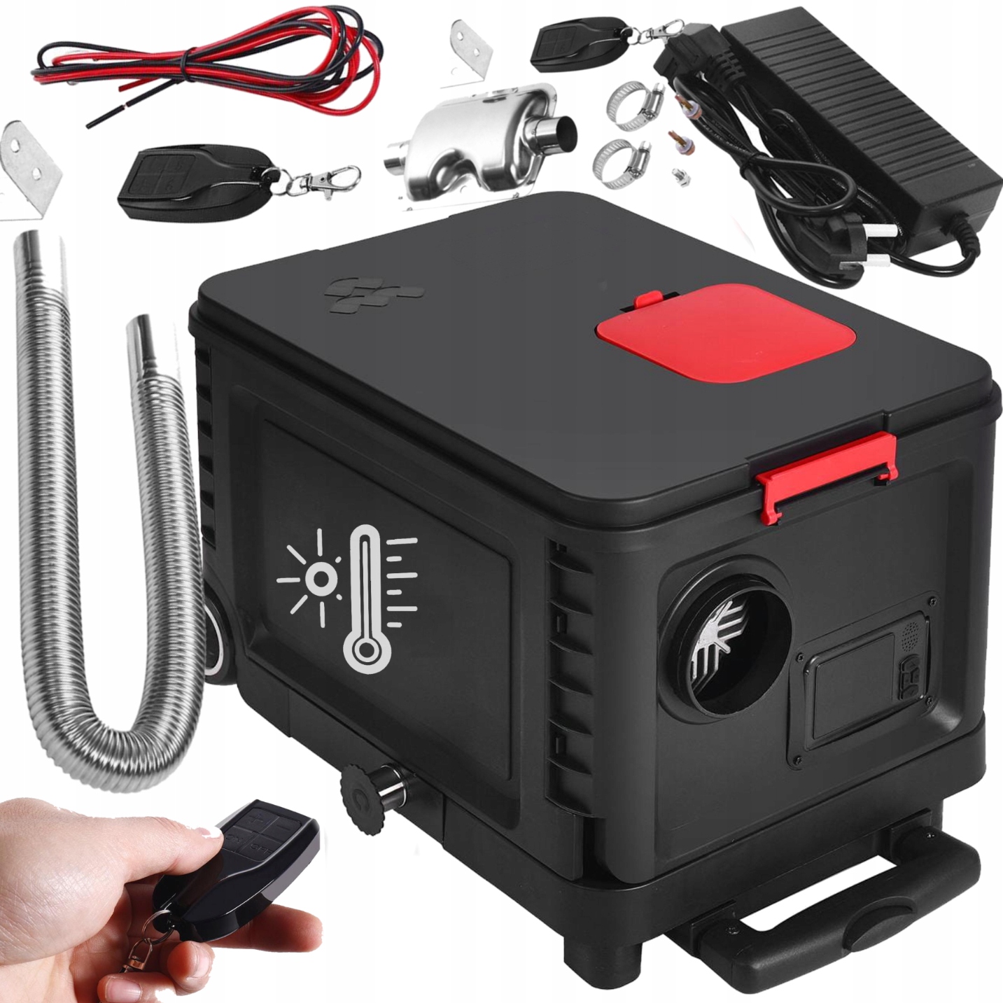 Olejový Spalovací Ohřívač Parkovací Topení 9kW 12/24/230V LCD Pilot