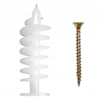 

Kołek Ślimak Do Styropianu 80MM 10 Szt Wkręty