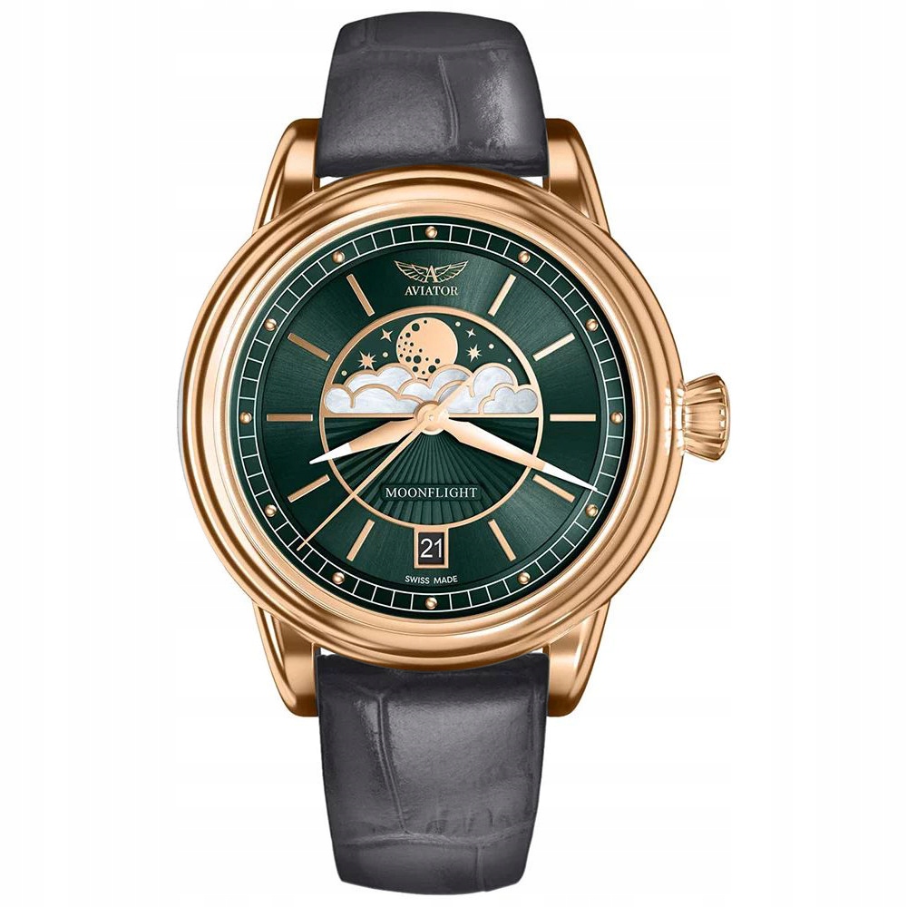 Dámské hodinky Aviator V.1.33.2.263.4GM šedé