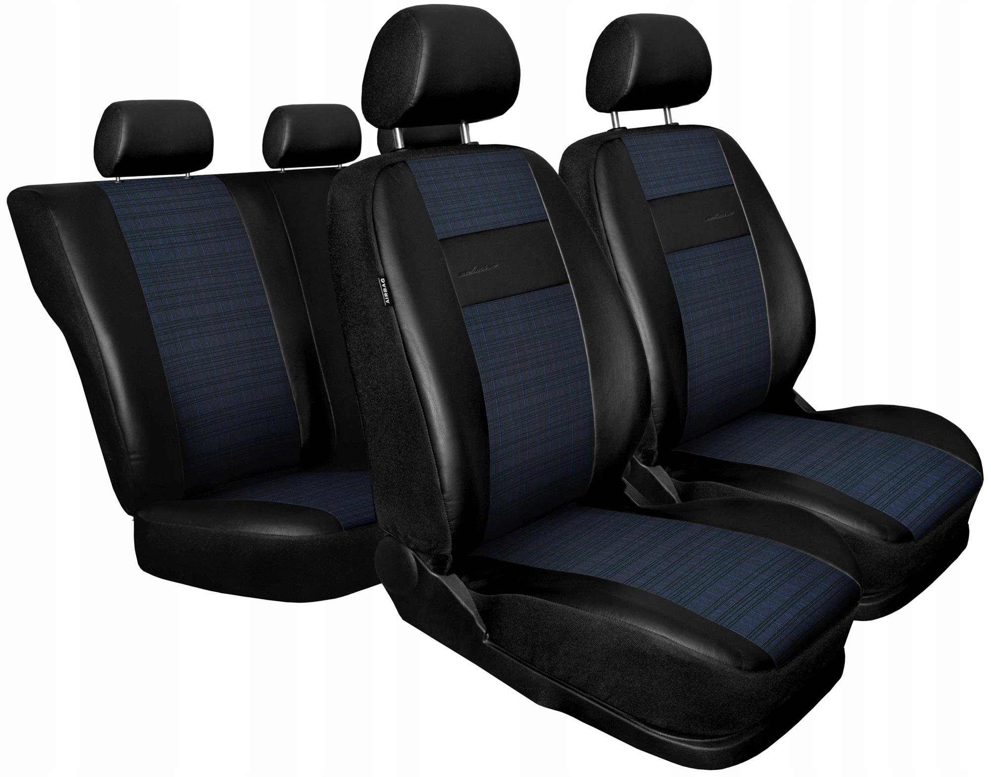 Potahy sedadel E6 pro Škoda Fabia (1, 2, 3)