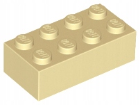 

Lego 3001 Klocek 2x4 Piaskowy Tan 2 szt. Nowy