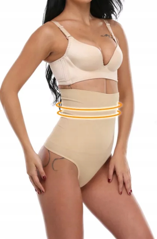 Majtki Wyszczuplające Brzuch Stringi Modelujące Bielizna Damska Korygująca EAN (GTIN) 6097212430491