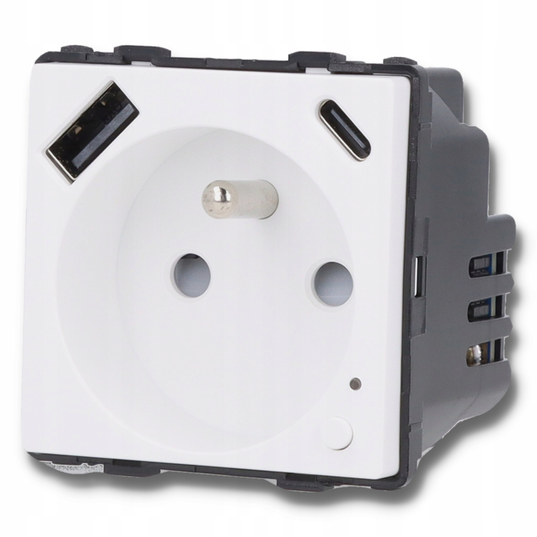 Zásuvka s kolíkem pro měření energie ZigBee Tuya Usb A+c bílá DC Smart Home