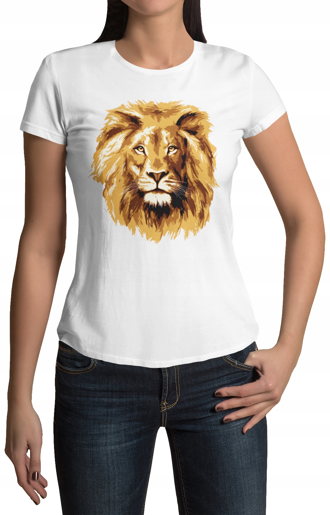 

Koszulka Damska T-shirt L Lew - Wzory!!