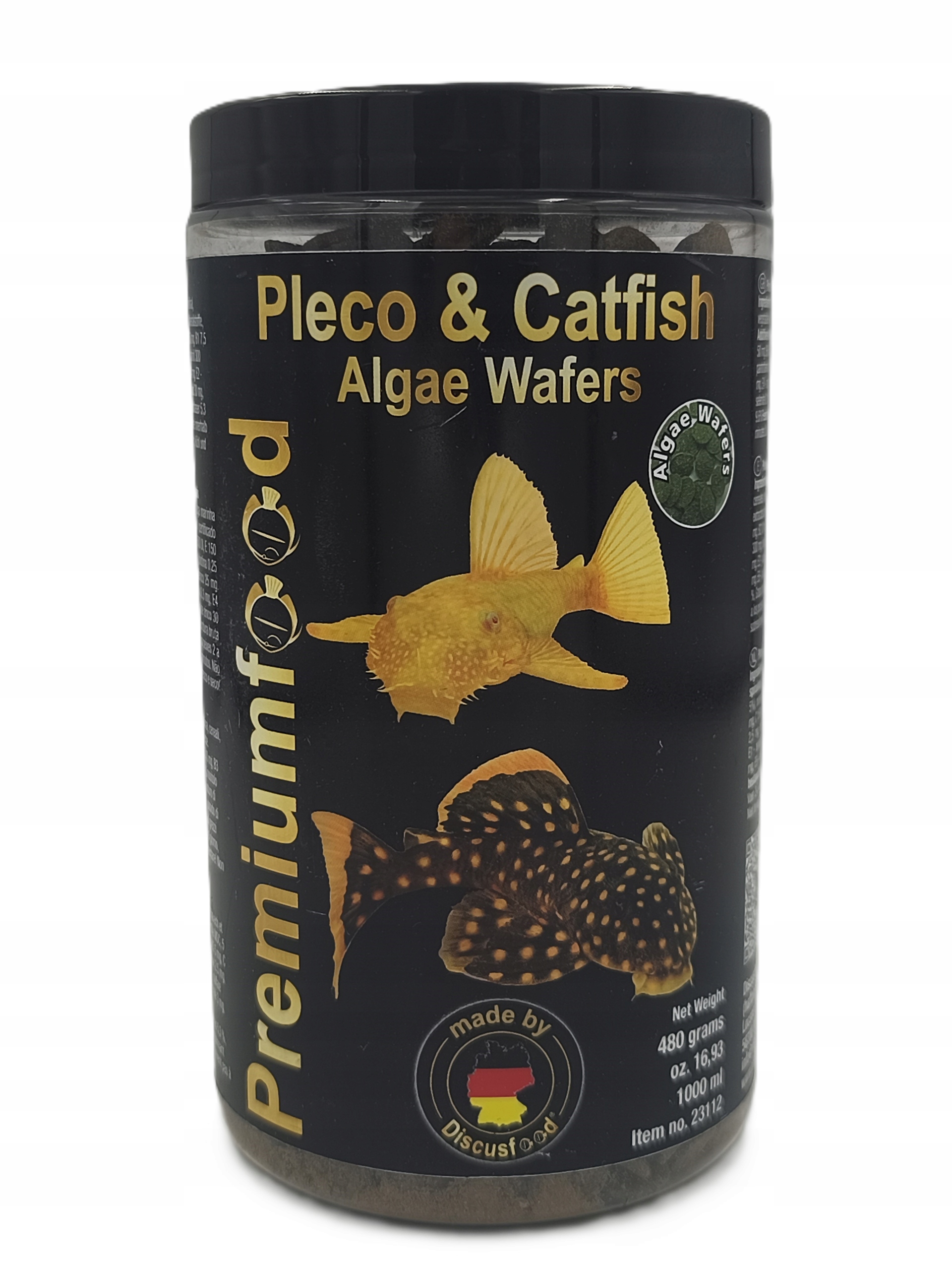 Discusfood Algae Wafers 480 g/1000 ml – krmivo pro býložravé řasy