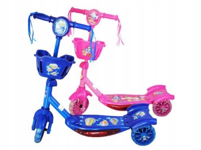 HULAJNOGA TRÓJKOŁOWA BALANSOWA ŚWIECĄCA