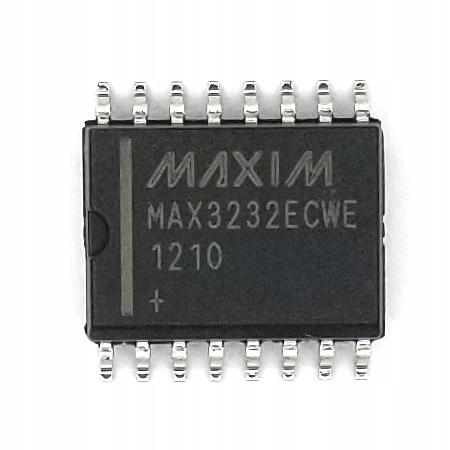 MAX3232 transceiver RS232, 3,3V 5V, 1Mbps SOIC-16W