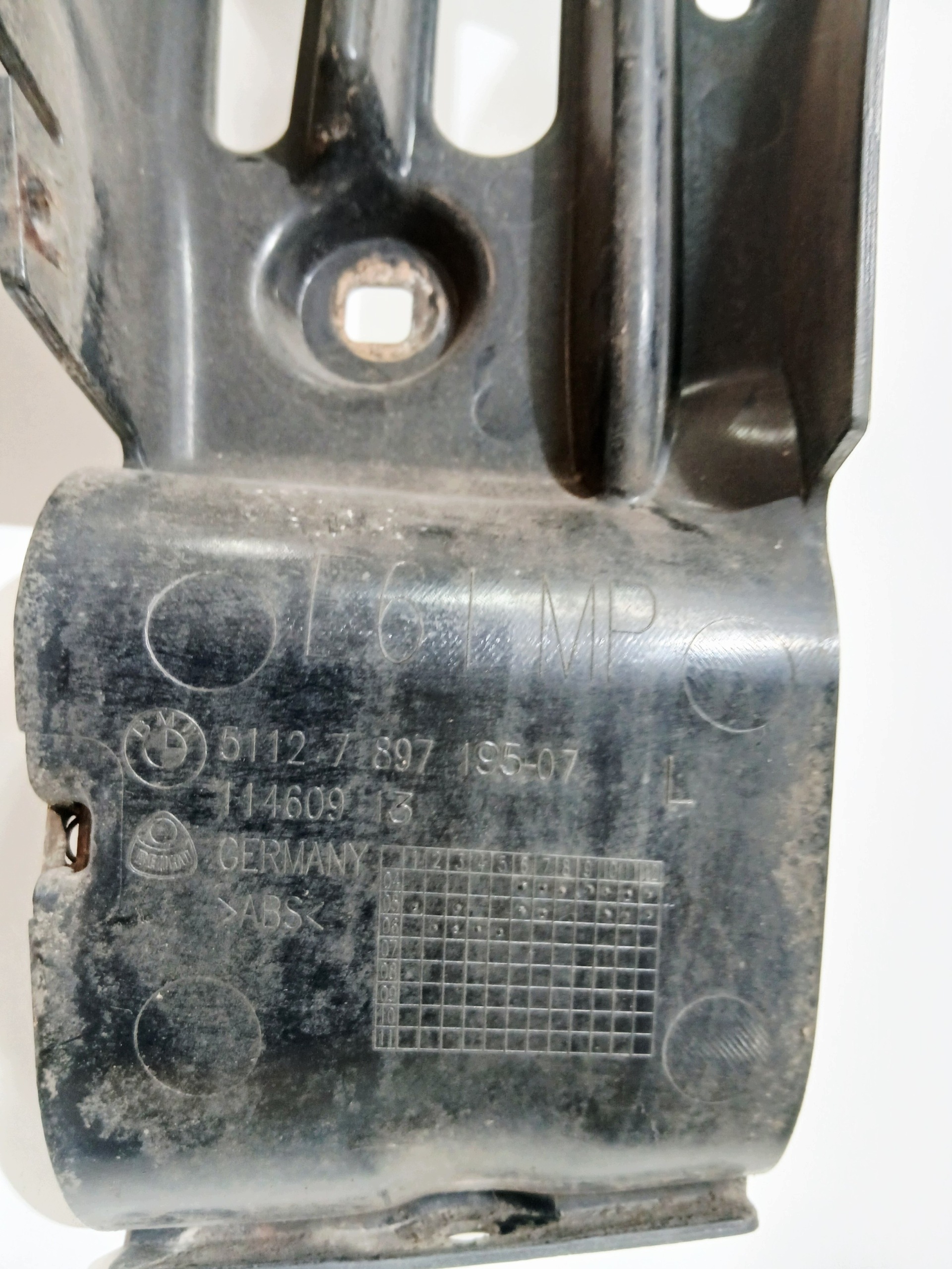 bumper bracket left rear part BMW E61 M PAKIET 7897195