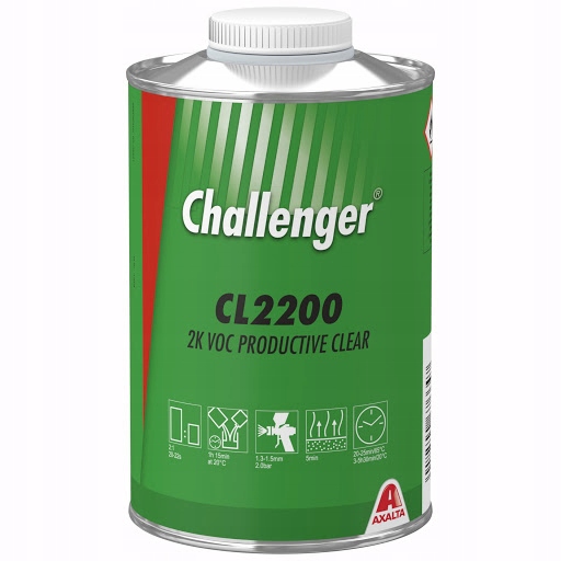 Lakier Bezbarwny Voc 2:1 Axalta Challenger CL2200 kpl. 1500ml