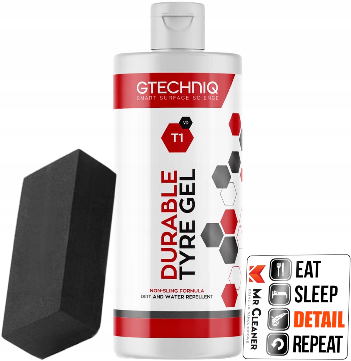 GTECHNIQ T1 V2 - Trwały Dressing Do Opon 1000 ml