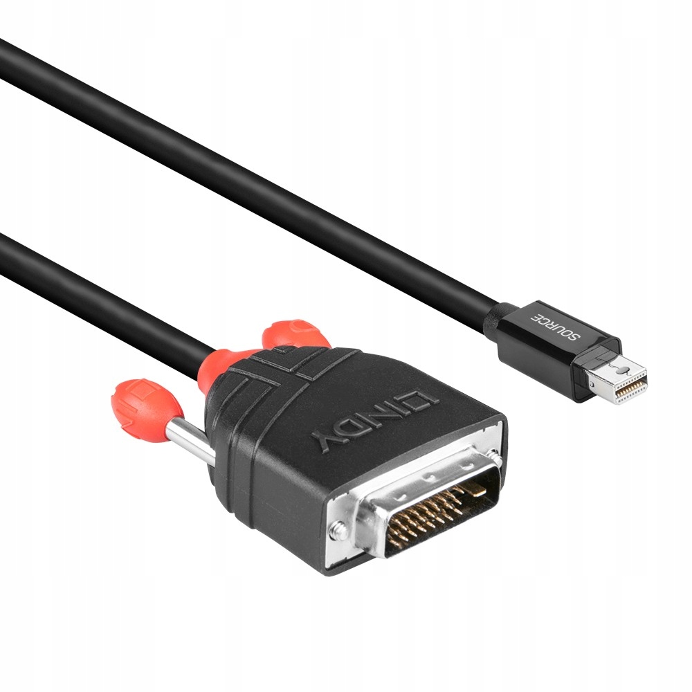 Kabel DisplayPort / DVI lindy, czarny, 1.00 m