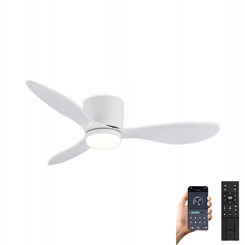 Lampa S Stropným Vetrákom Ventilátor Led Stropný Ventilátor 106 CM Pilotom