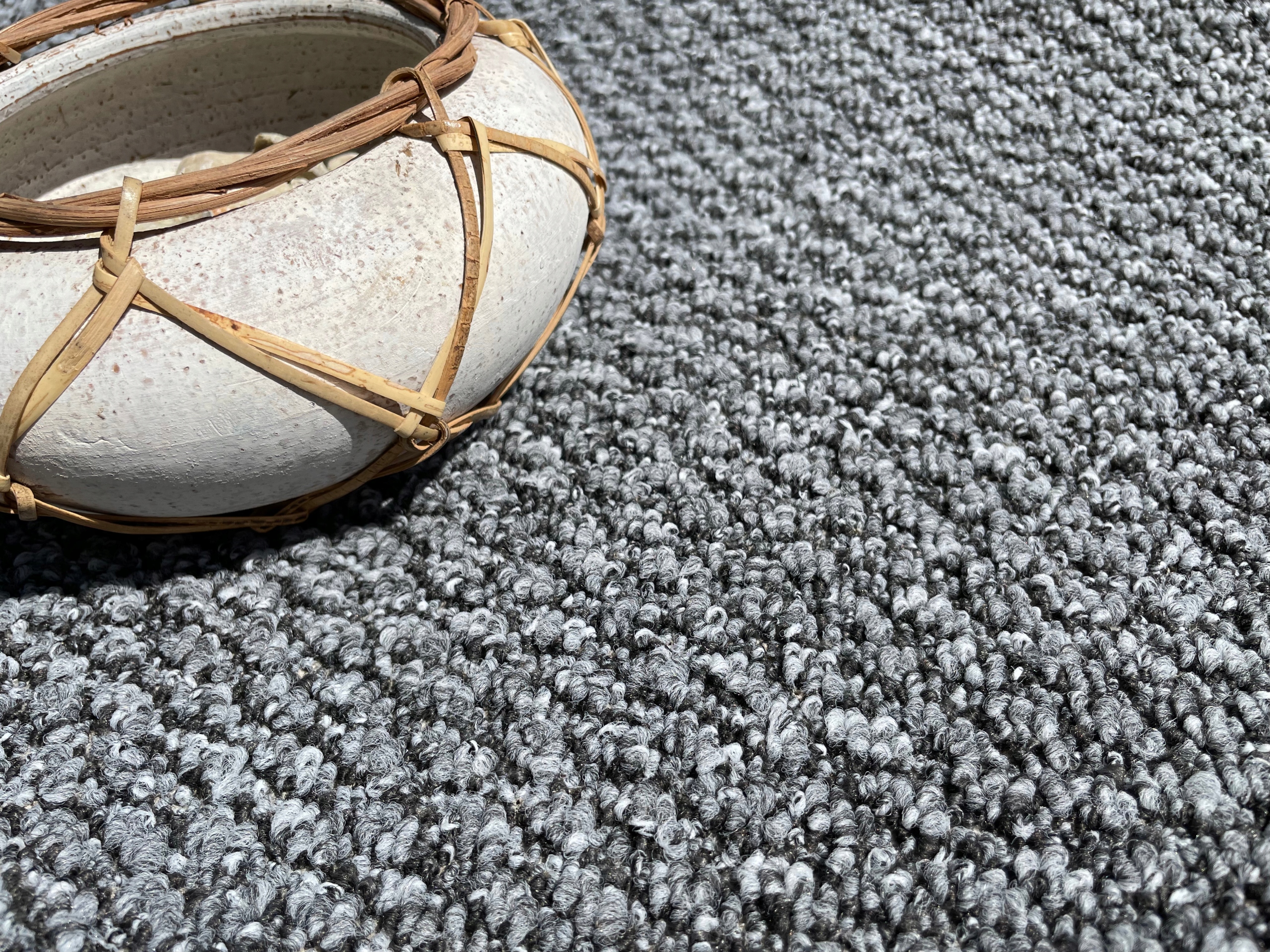 DYWAN SZNURKOWY BOHO LOFT SZARY 270X170 MAROKAŃSKI Wzór boho