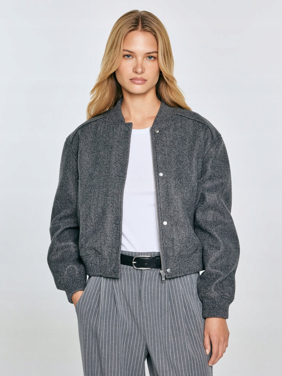 Big Star Dámská bomber bunda šedá Joesie 902 XL