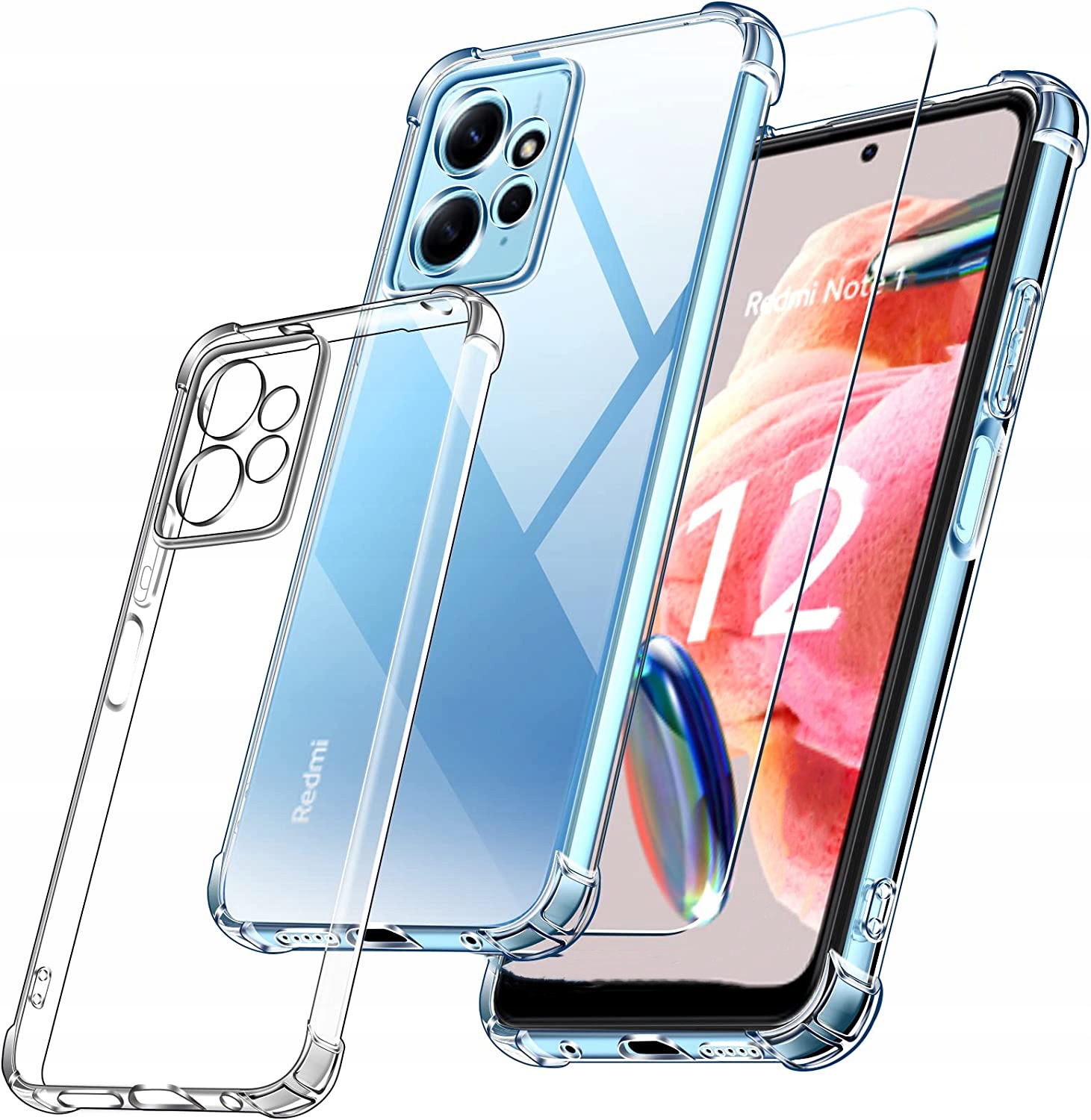 

Etui Anti-shock Szkło do Xiaomi Redmi Note 12 4G