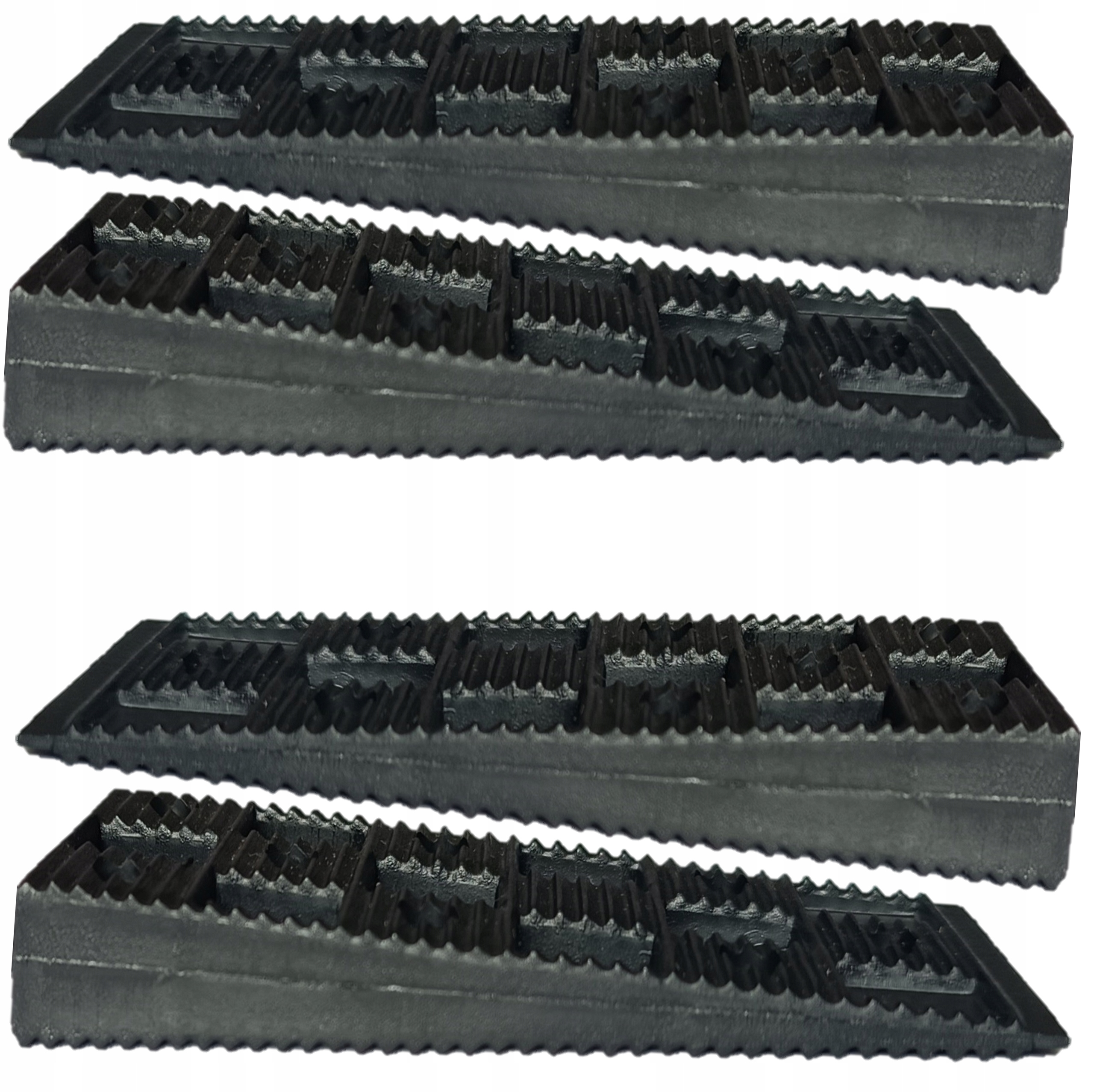 500 ks montážních klínů velikost M 15x45x95 mm plastové podložky
