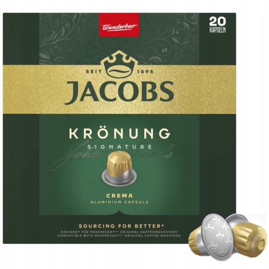 Jacobs Kronung Crema Káva v kapslích (20 kapslí)
