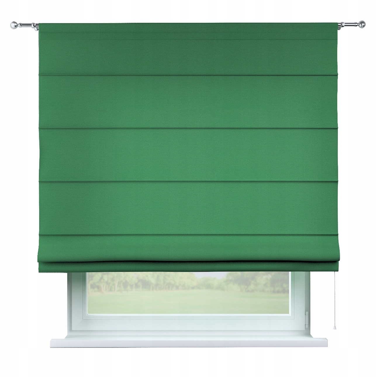 Hotová rímska roleta Torino 100 x 170 cm zelená
