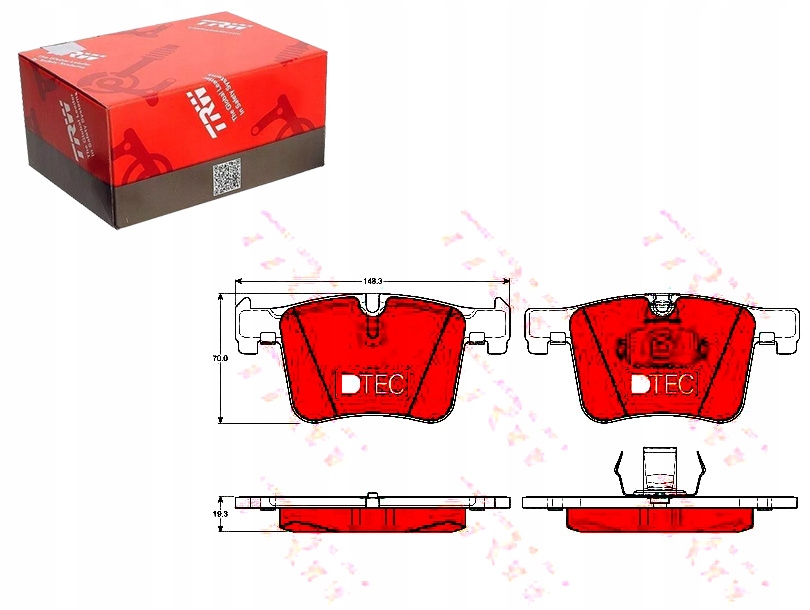 Brzdové Destičky Bmw Přední 1 2 3 4 X3 X4 2,0-3,0 1 Asistent Kolize #34