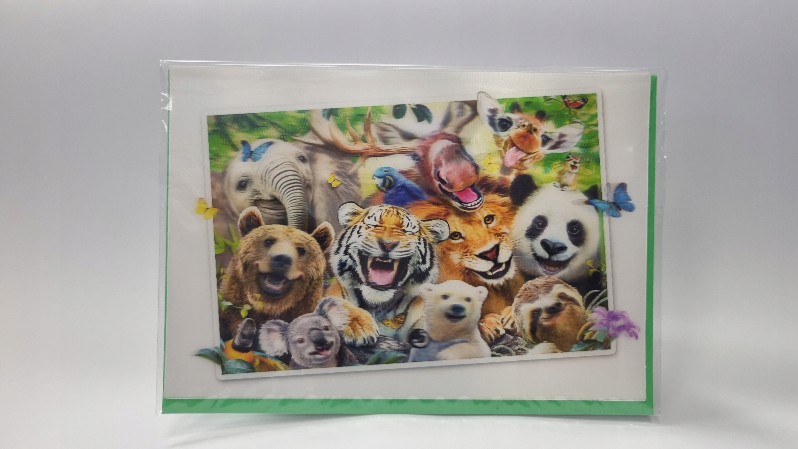 KARTKA okolicznościowa URODZINY 3D MIX WZORÓW Materiał papier