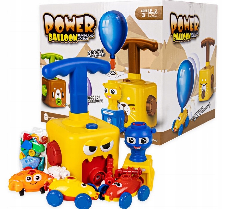 

Power Balloon Auta Z Napędem pompka balony pojazdy