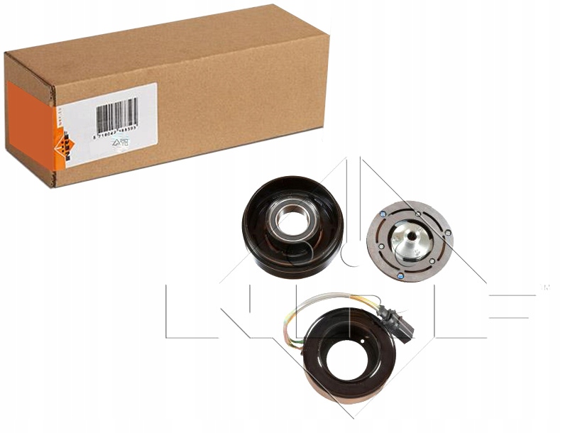 SPRZĘGŁO KOMPLETNE KOMPRESORA KLIMATYZACJI GENUINE SANDEN SD7V16 12V