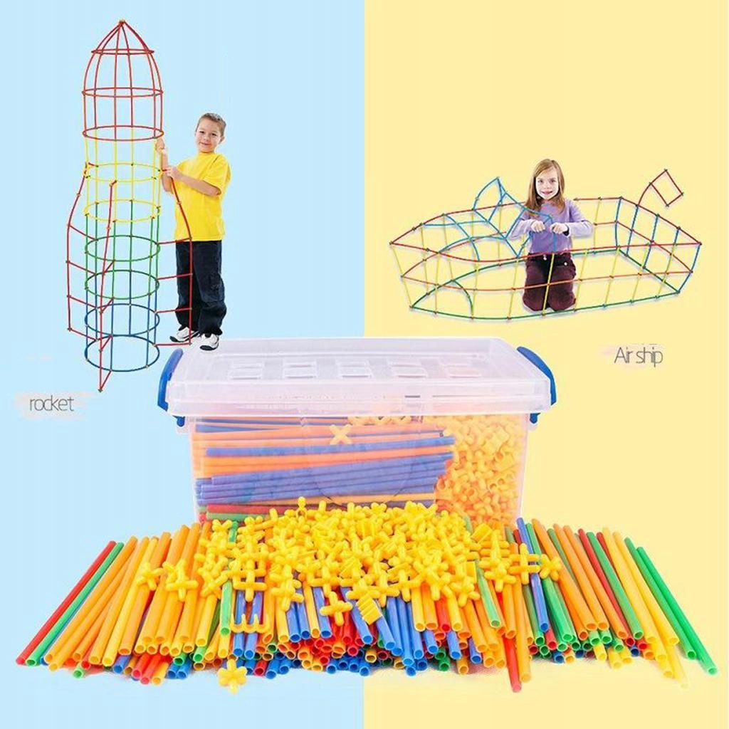 Dolity Straw Constructor Stem Fort Building Marka inna