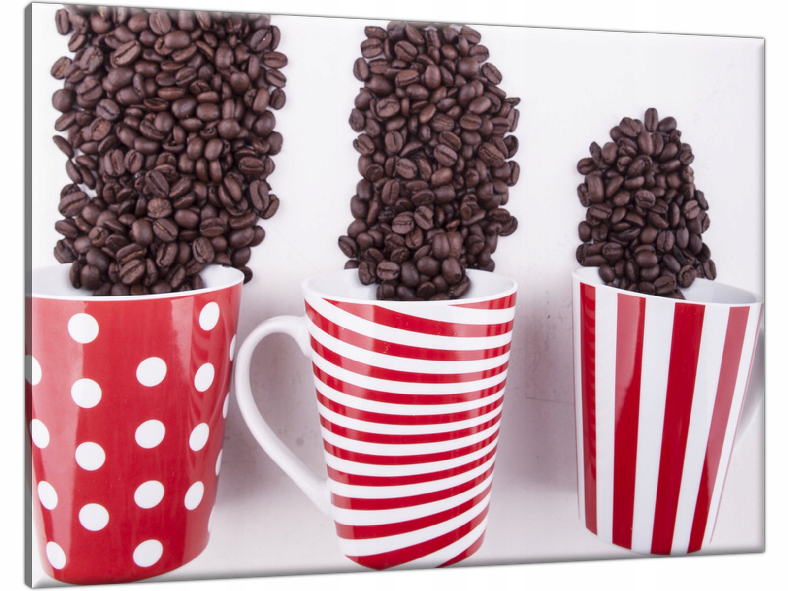 

Fotoobraz Kawa Kubki 100x70 Tryptyk do kuchni