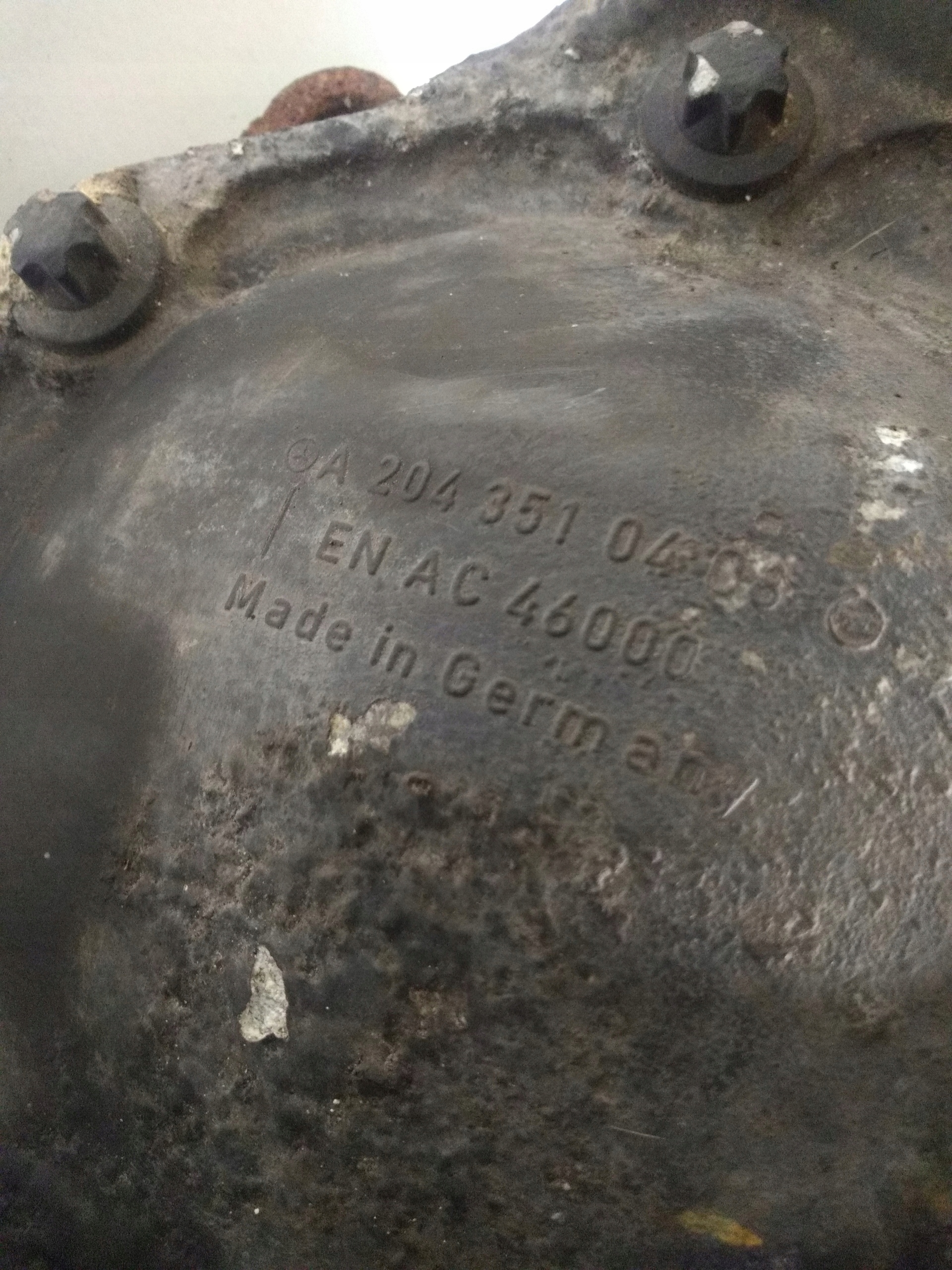 MERCEDES W204 differential diff rear part 2043507112
