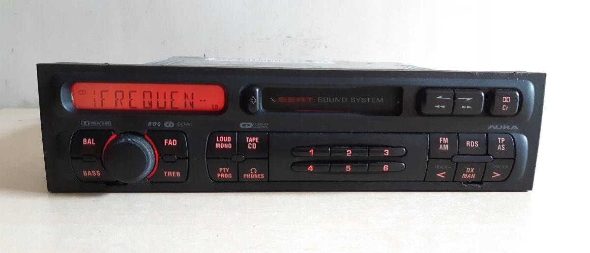 RADIO SEAT AURA LEON I TOLEDO II + ZNANY KOD 1M0035186C