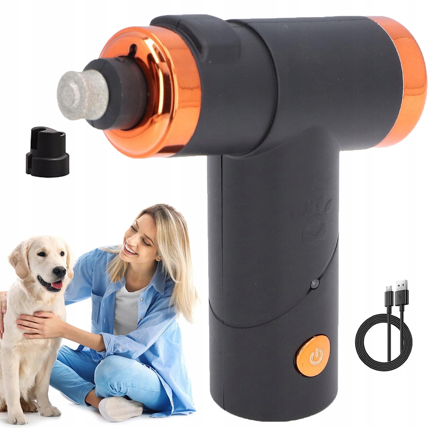 Levně Elektrický Pilník Na Drápky Pro Psa A Kočku Frézka Bruska