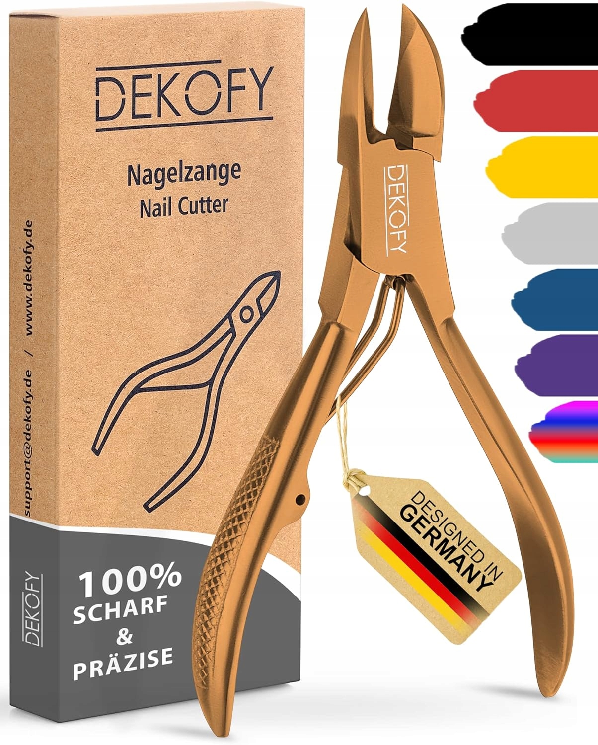 Dekofy Nůžky na silné nehty z oceli 11,5 cm