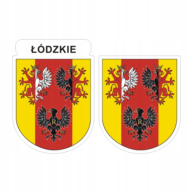 

Naklejki herb województwa łódzkiego