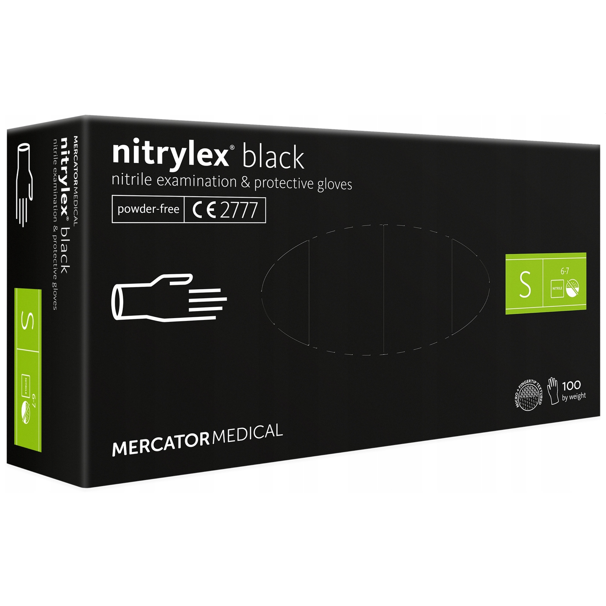 

Nitrylex Black rękawiczki nitrylowe jednorazowe S