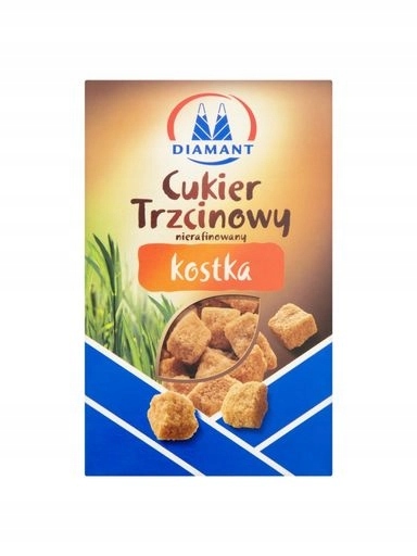 Levně 4 x Diamant Cukr třtinová kostka nerafinovaná 500 g