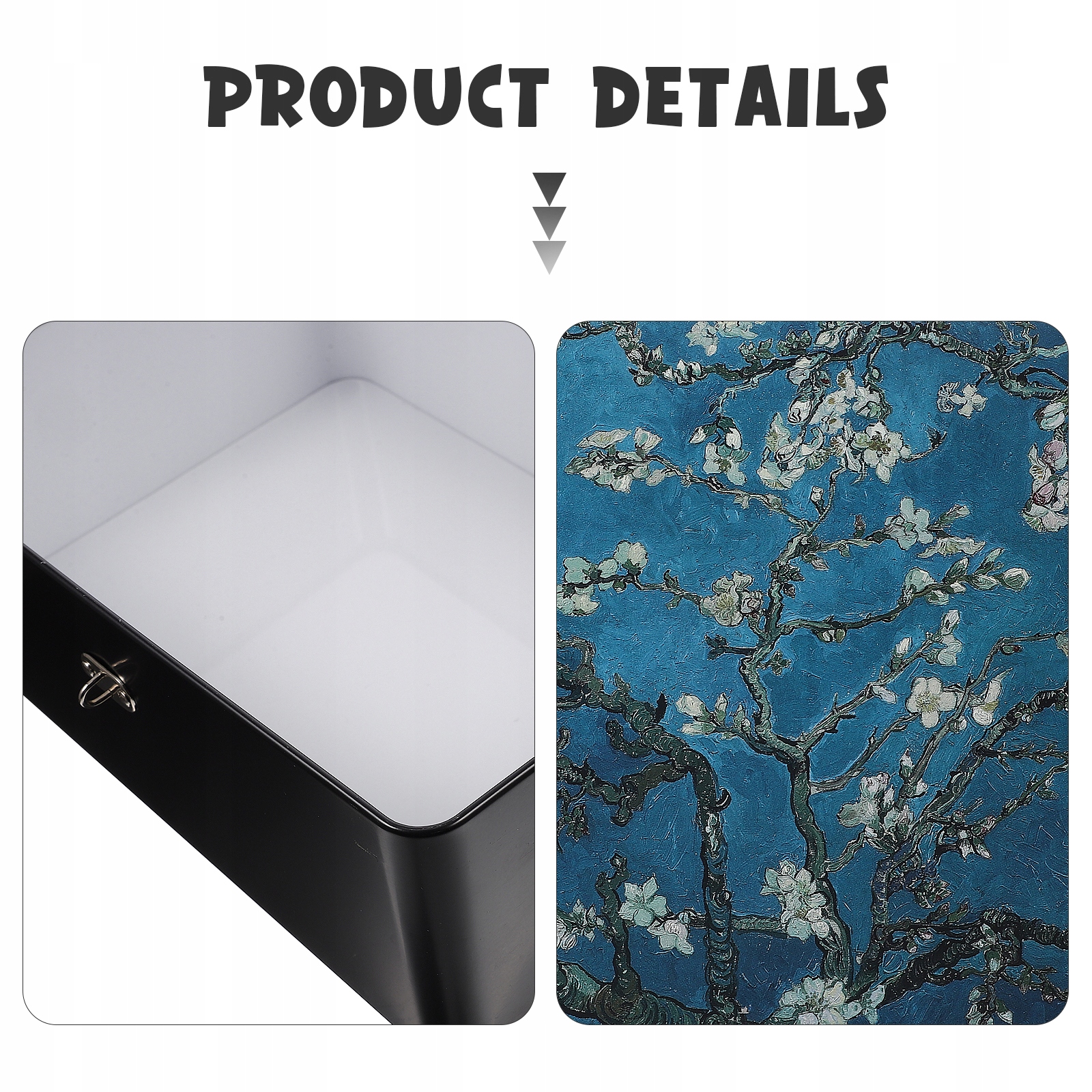 Puszka METALOWA Z POKRYWKĄ PUDEŁKO KLUCZ VINTAGE Rodzaj inny