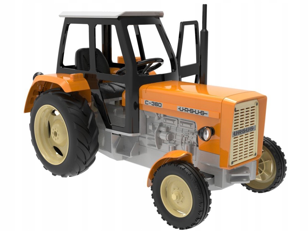 

Traktor Double E Ursus C-360 żółty Ciągnik Prl