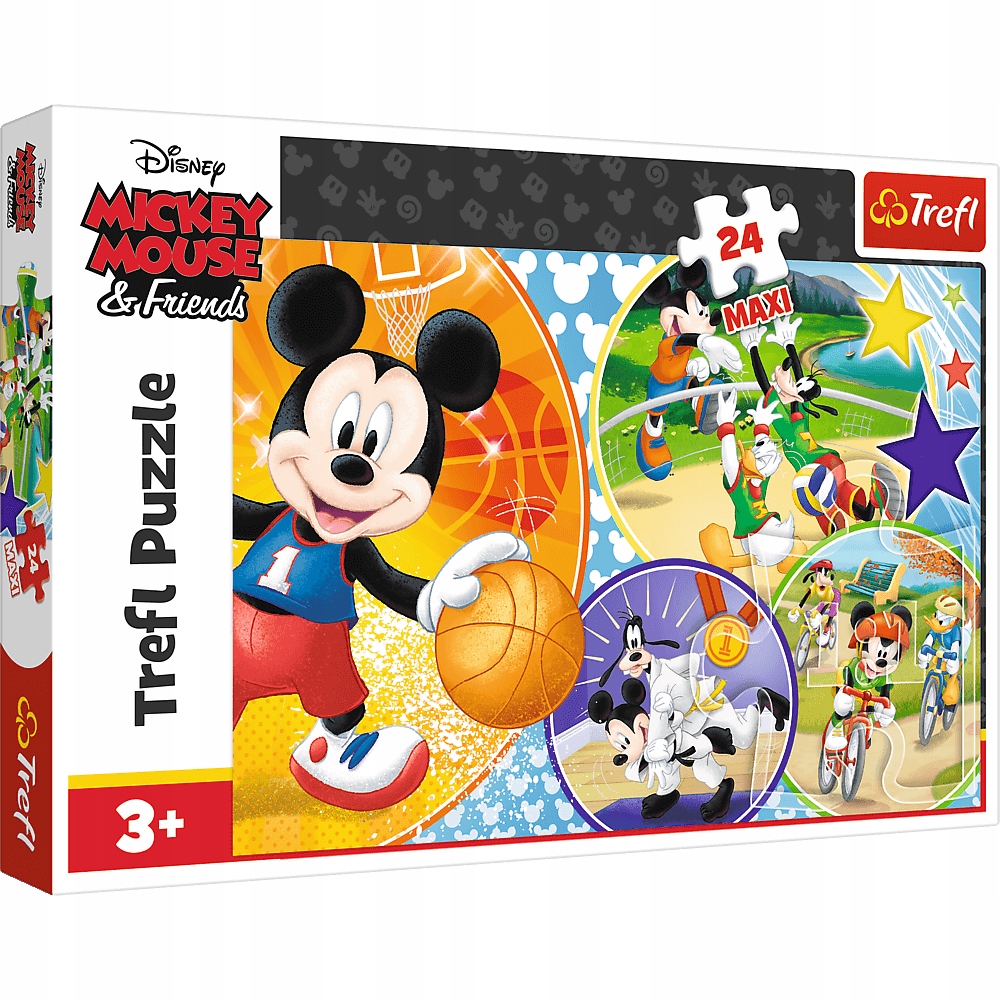 

Puzzle Myszka Mikki idealne dla 3 latka 24 sztuki!