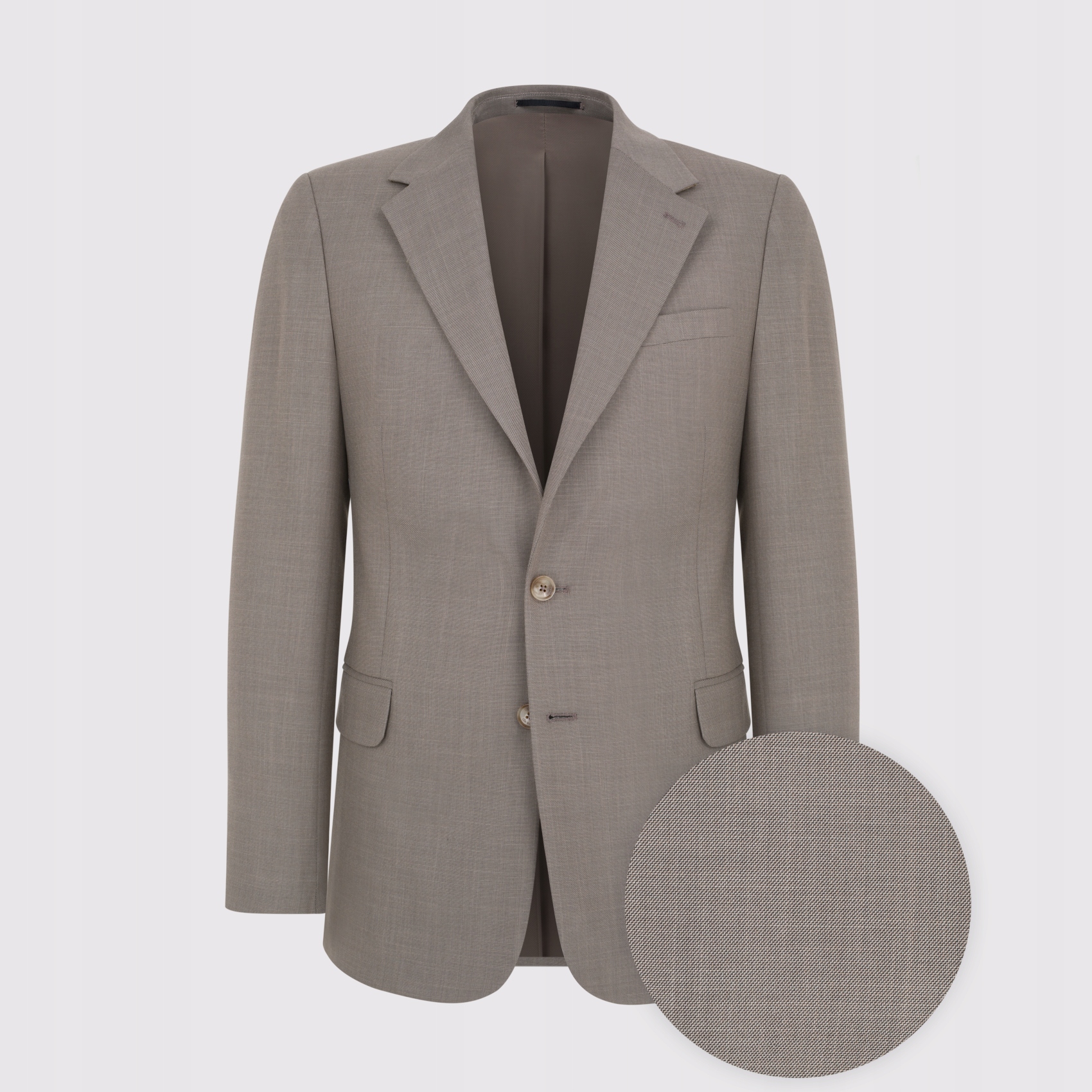 Světle hnědá jednořadá sako Pako Lorente vel