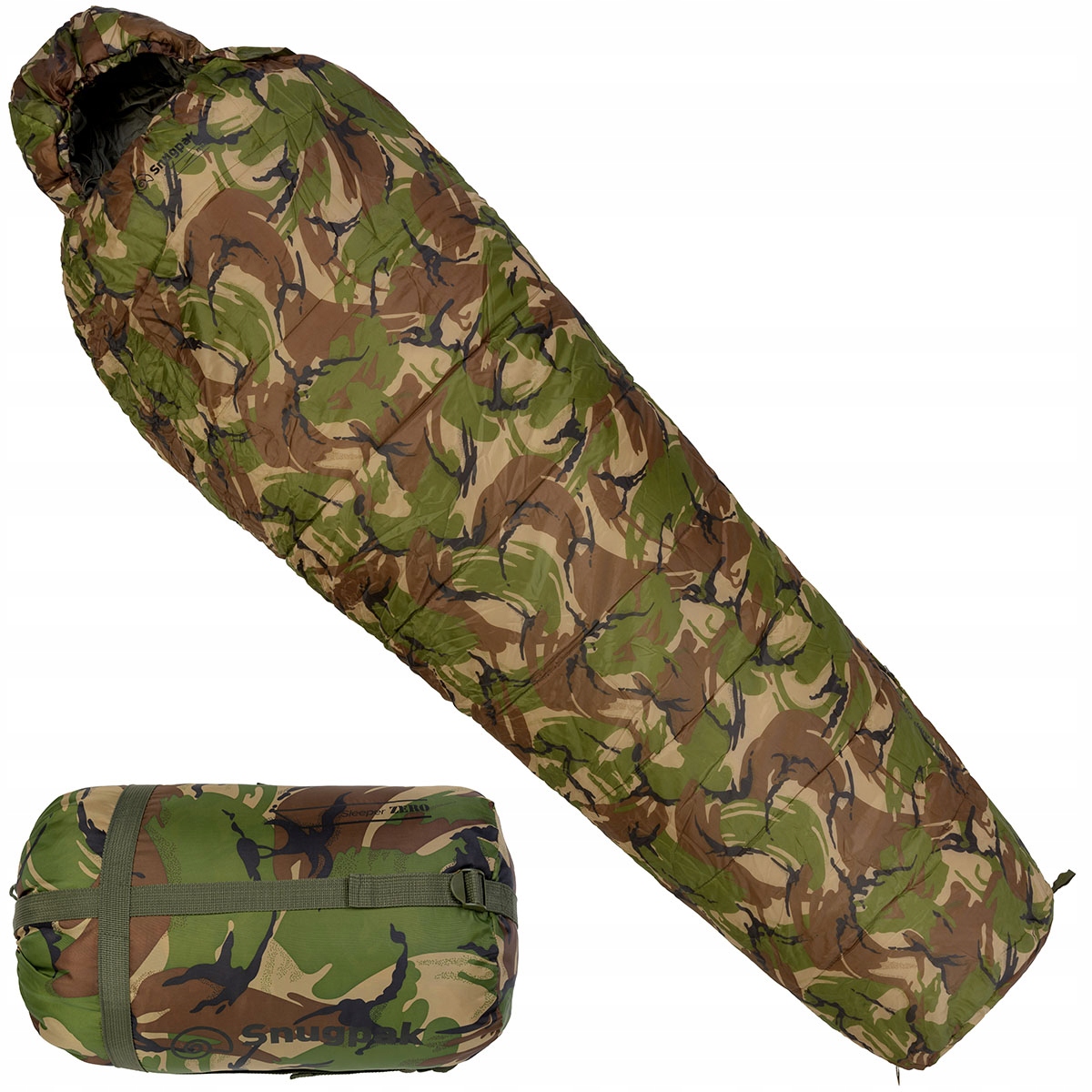 Zimní vojenský turistický spací pytel Mumie Sleeper Zero -10°C Lz Dpm
