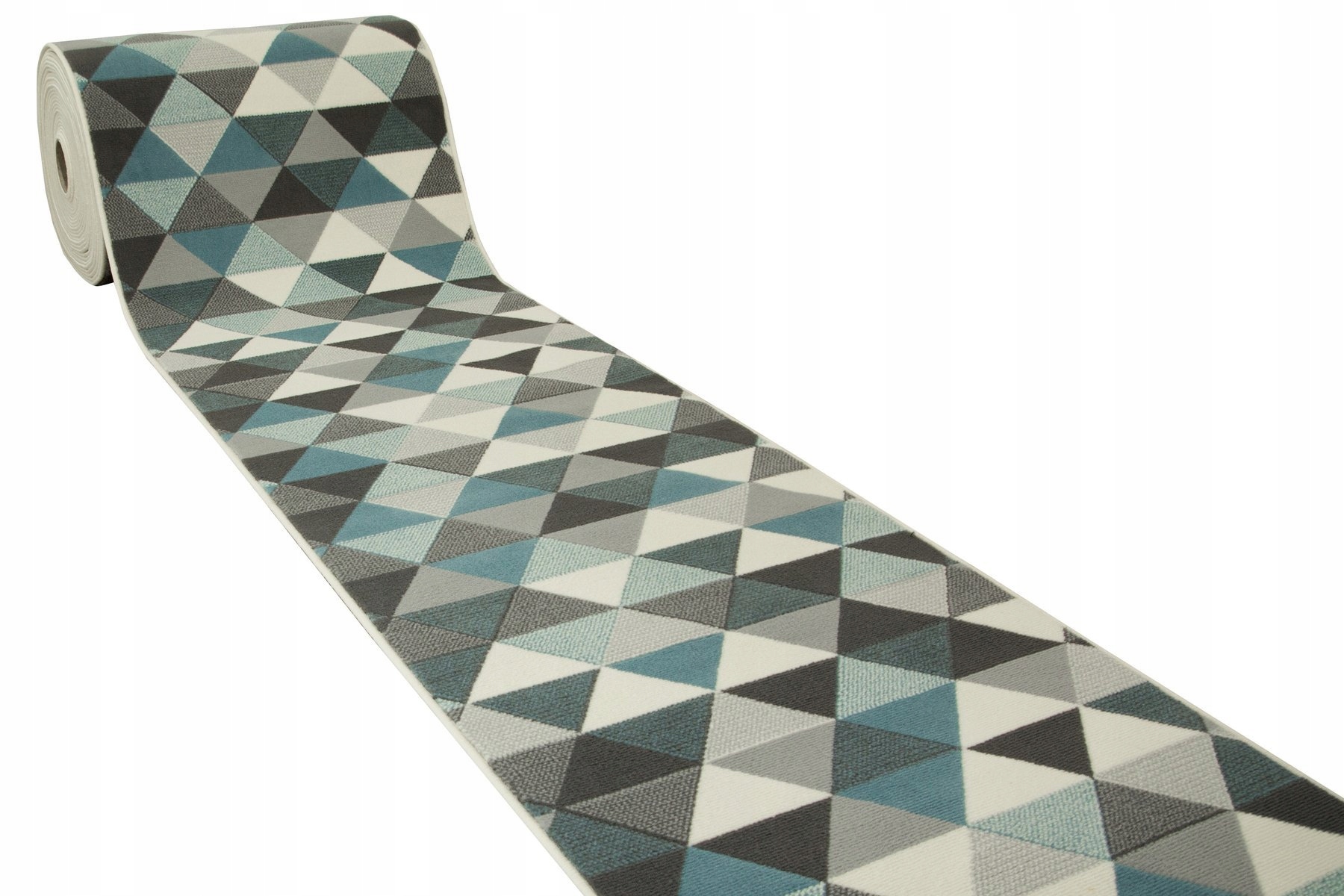 

szer 120 cm Chodnik Szary Trójkąty Do Przedpokoju