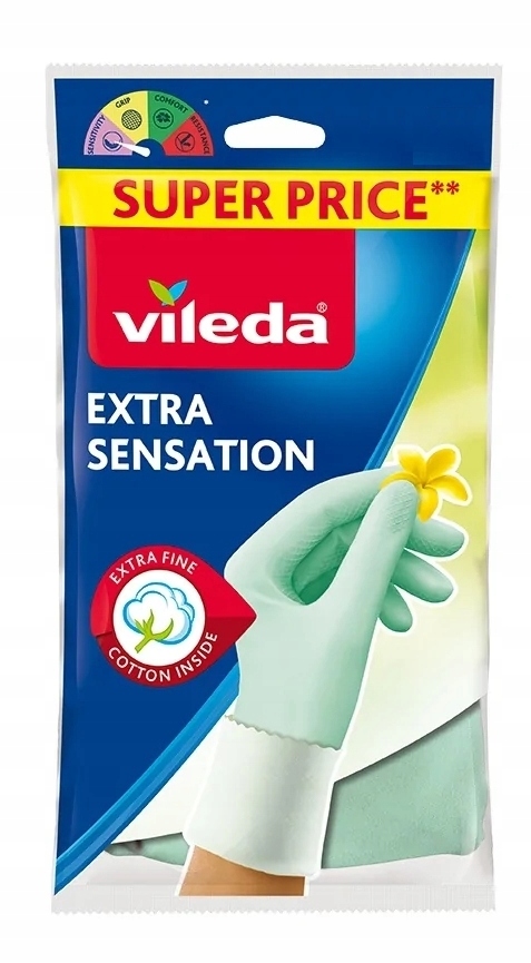 Rękawice Vileda Extra Sensation "M"