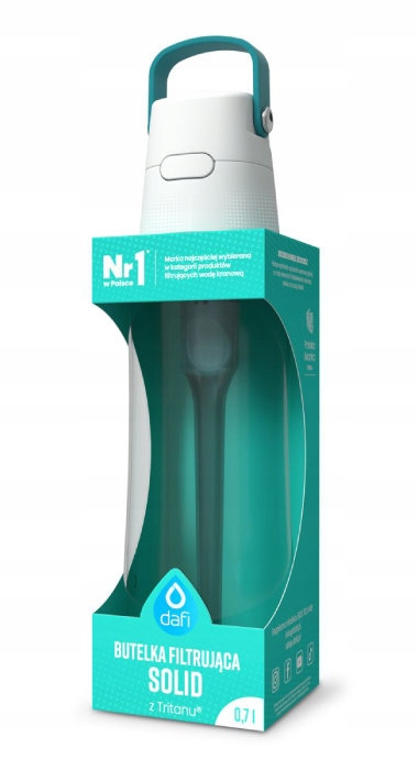 Butelka filtrująca wodę Dafi SOLID 0,7l turkusowa Marka Dafi