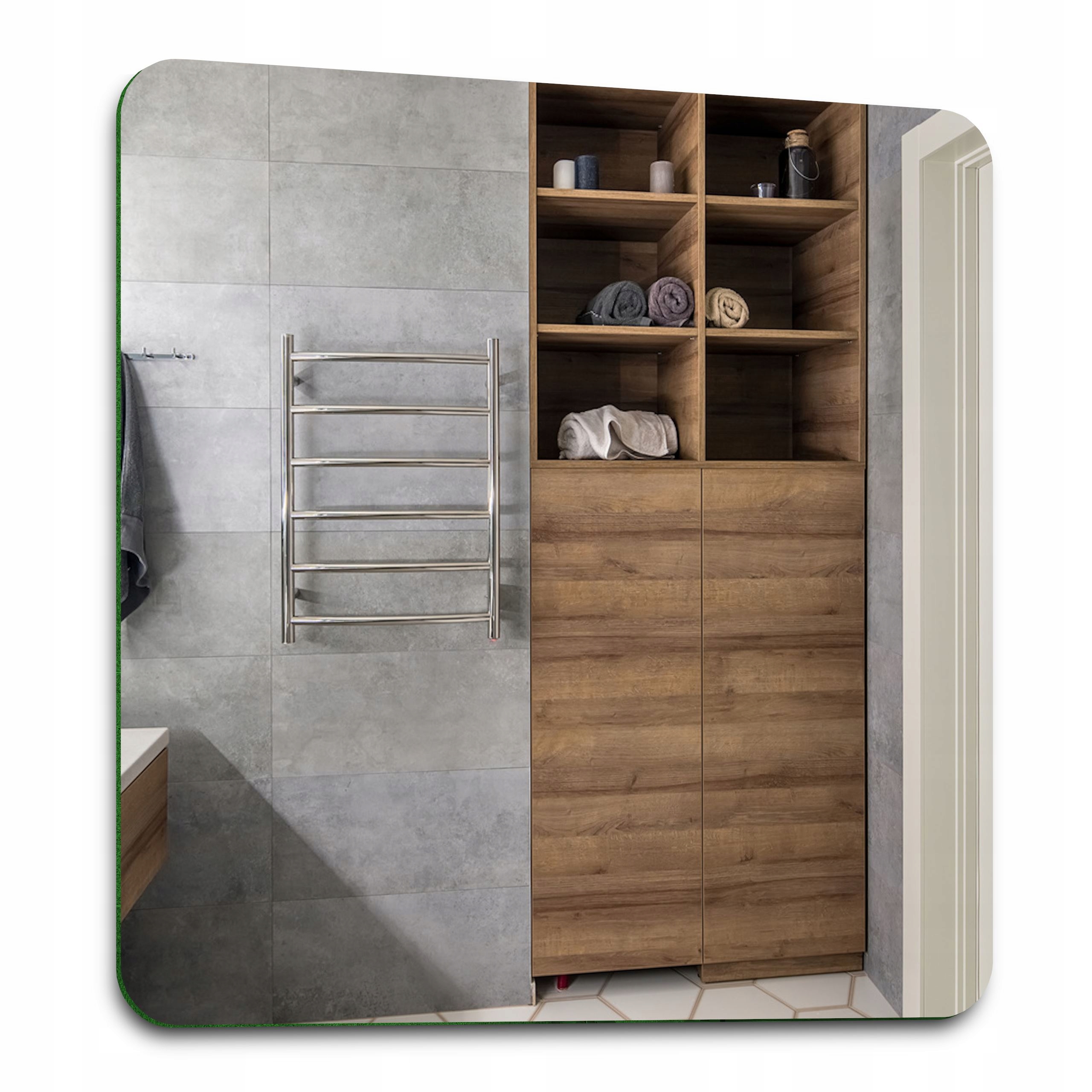 

Lustro do Łazienki - Belgijskie Szkło - 40x40 cm