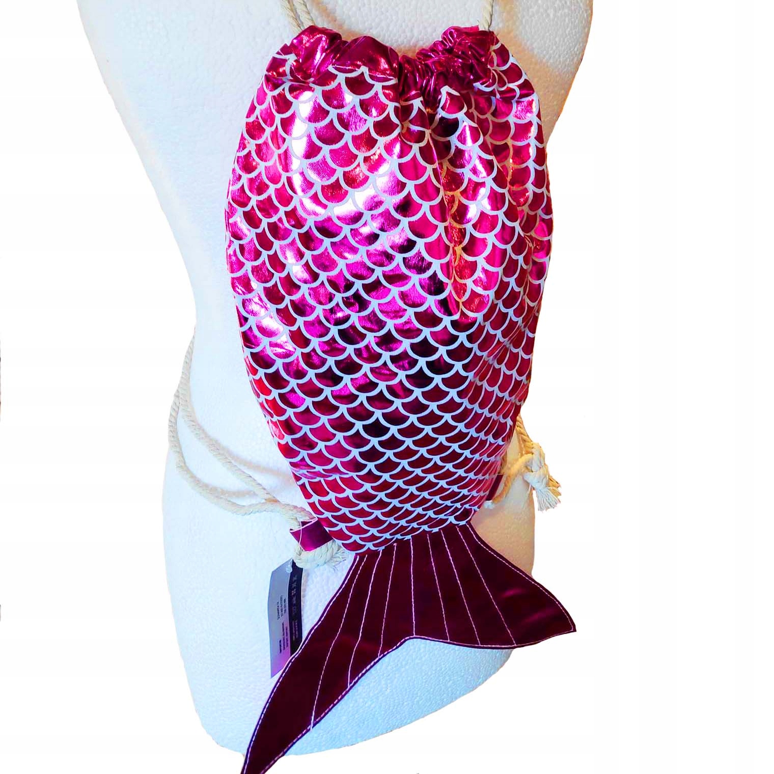 

Worek Torba Plecak Szkolny na basen buty Mermaid