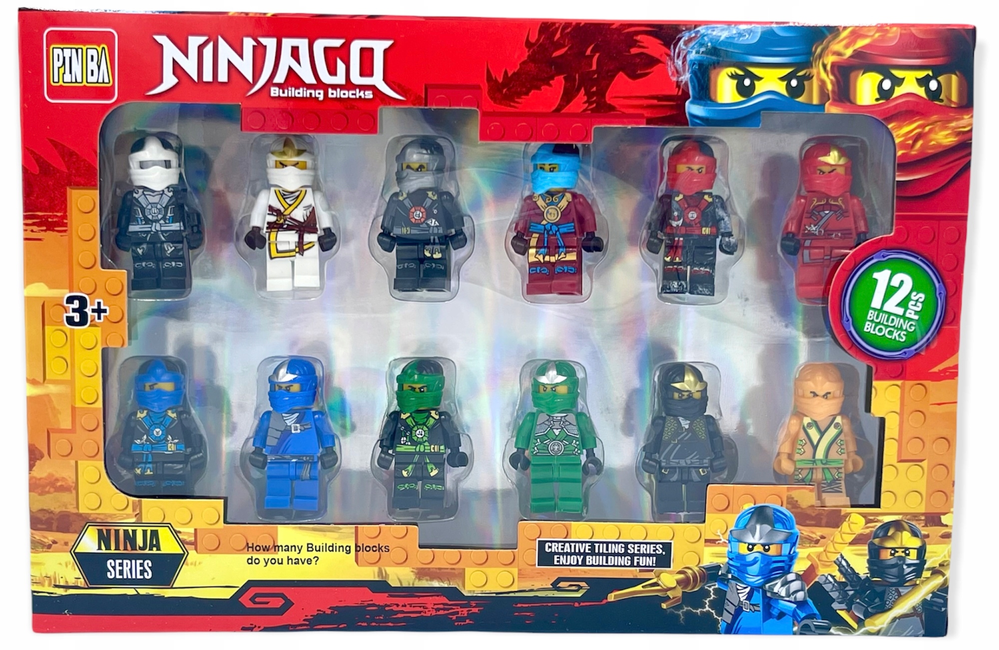 

Ninjago Zestaw 12 Figurek Figurki Ninja Klocki