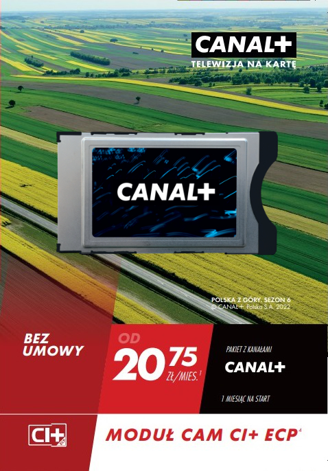 Moduł 4K CANAL+ NEW, START+ 1-mc, 4K CI+ECP TNK